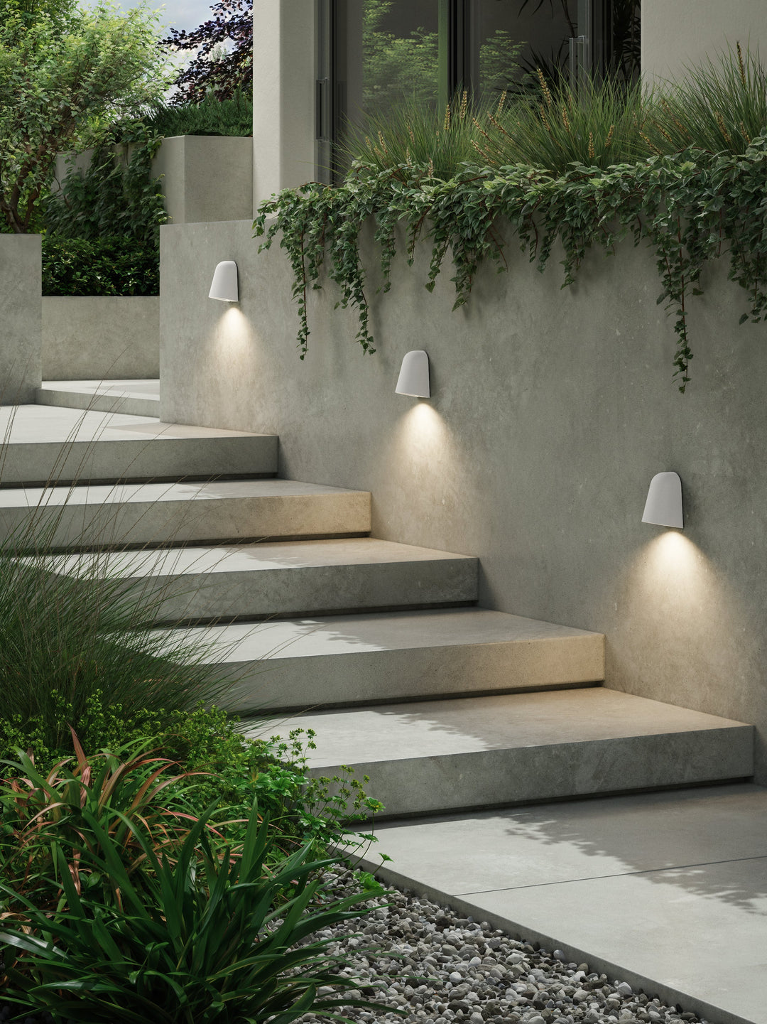 Astro 1317030 Mast Outdoor Wall Light White Concrete