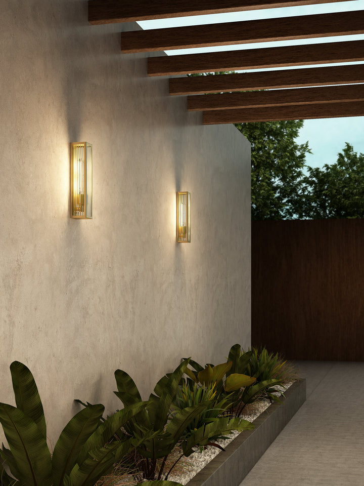 Astro 1402020 Harvard Outdoor Wall Light PVD Brushed Brass