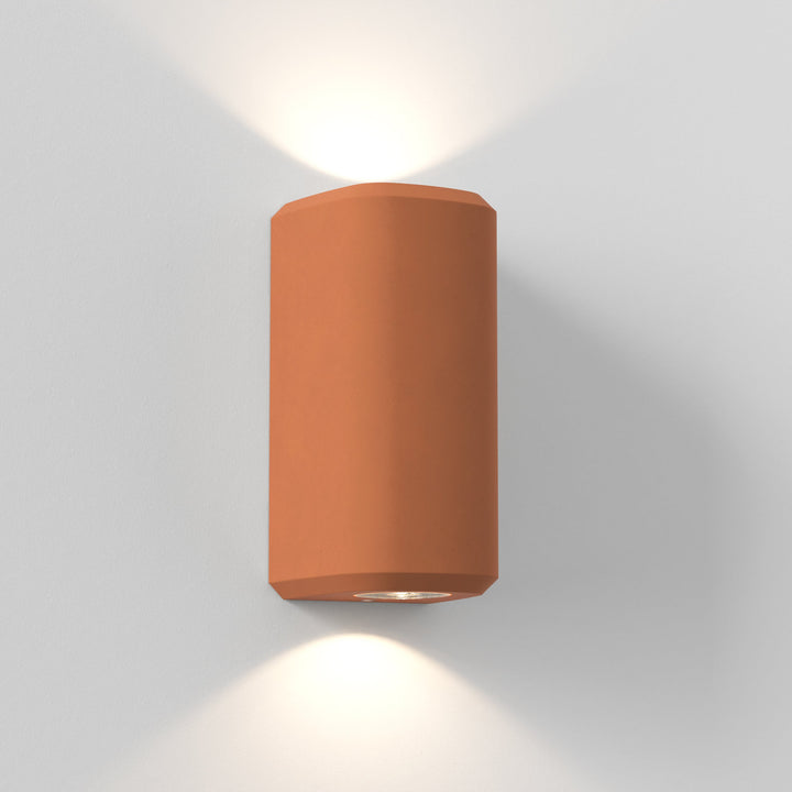Astro 1513014 Brixham Outdoor Twin Wall Light Terracotta Concrete