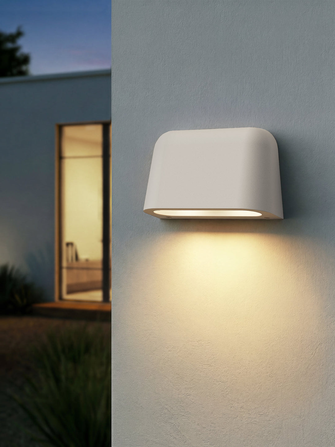 Astro 1317033 Mast Outdoor Twin Wall Light White Concrete