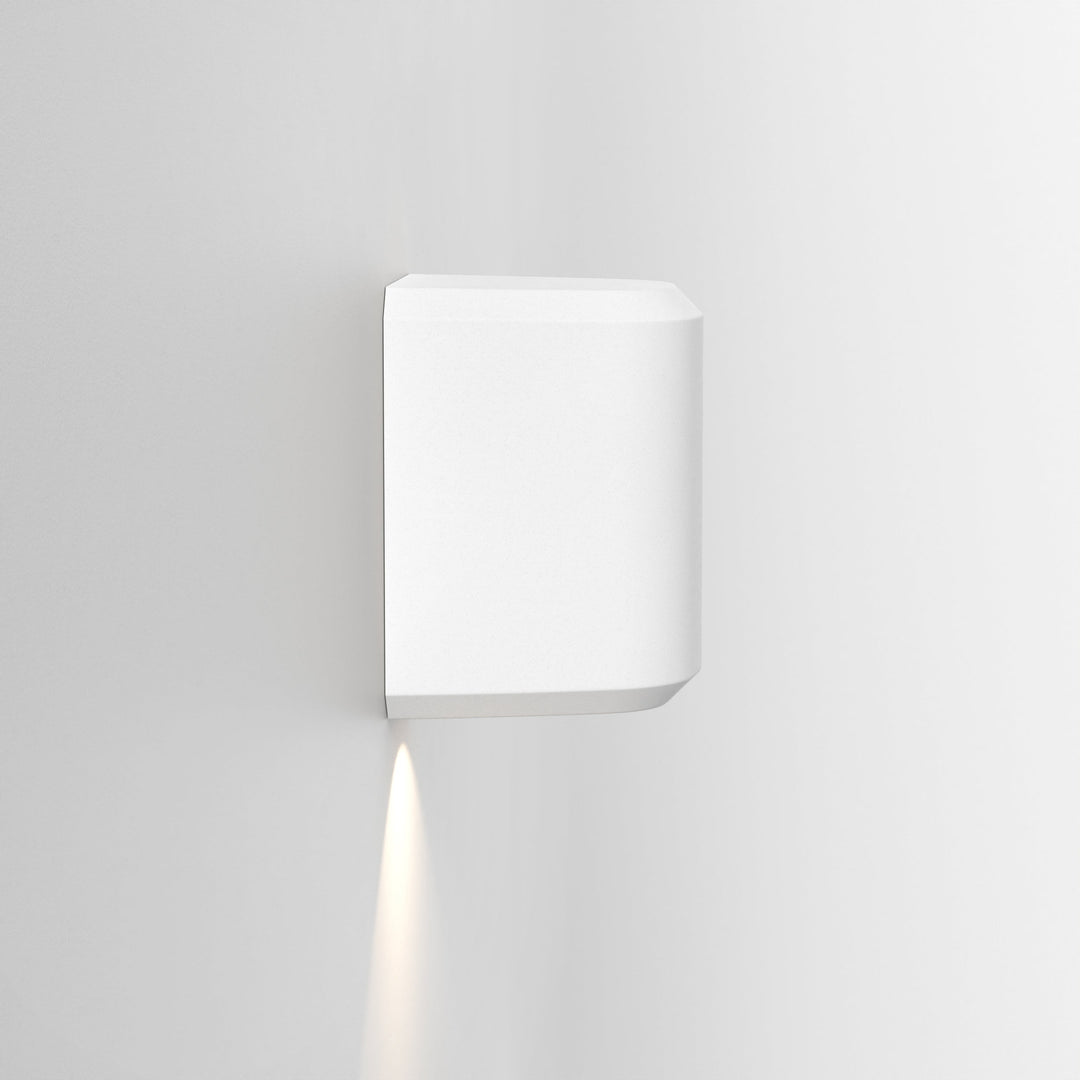 Astro 1513006 Brixham Outdoor Single Wall Light White Concrete