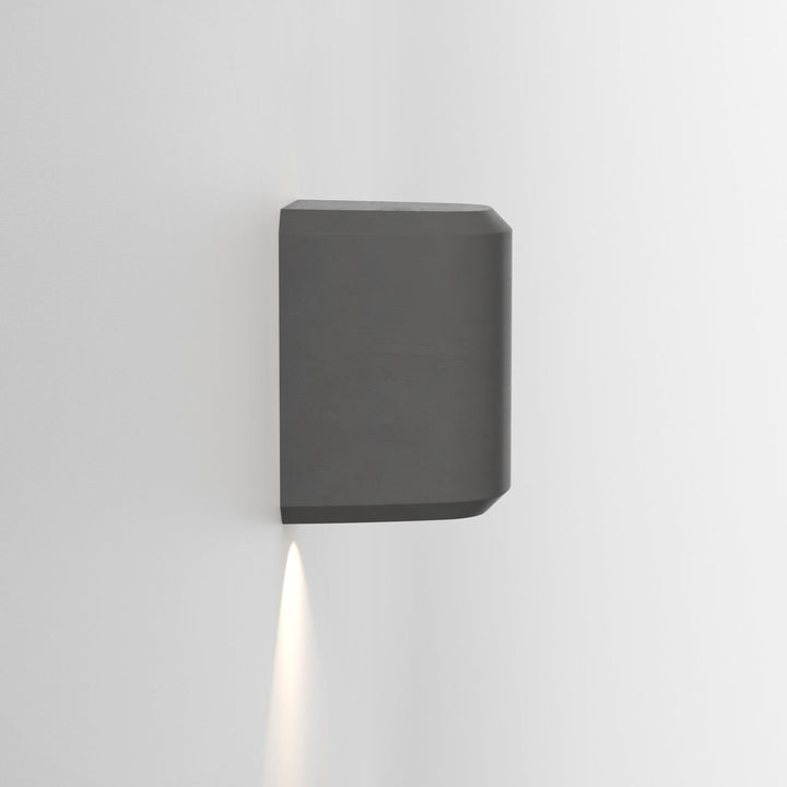 Astro 1513010 Brixham Outdoor Single Wall Light Charcoal Concrete