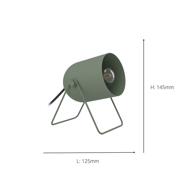 Eglo 44136 Tilston Steel Minimalist Desk Lamp Green