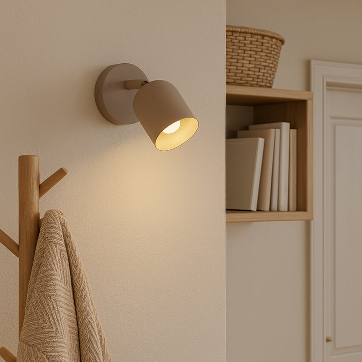 Eglo 44161 Tilston Steel Minimalist Single Wall Spotlight Sandy