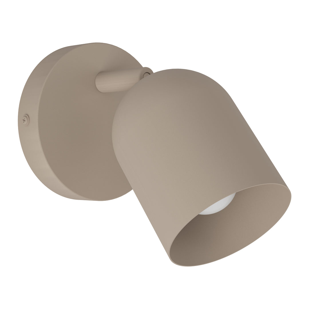 Eglo 44161 Tilston Steel Minimalist Single Wall Spotlight Sandy