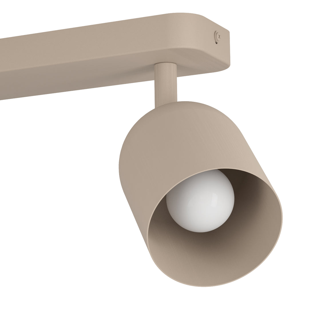 Eglo 44162 Tilston Steel Minimalist Dual Ceiling Spotlight Sandy