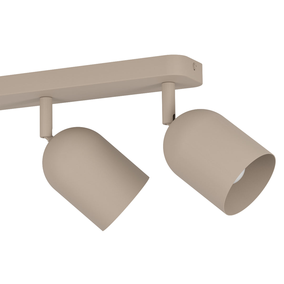 Eglo 44164 Tilston Steel Minimalist 4-Light Ceiling Spotlight Sandy