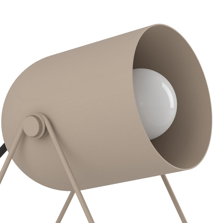 Eglo 44165 Tilston Steel Minimalist Desk Lamp Sandy