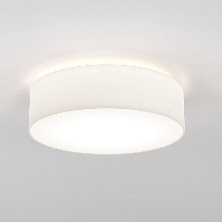 Astro 1421004 Cambria 480 3 Light Ceiling Light White Fabric