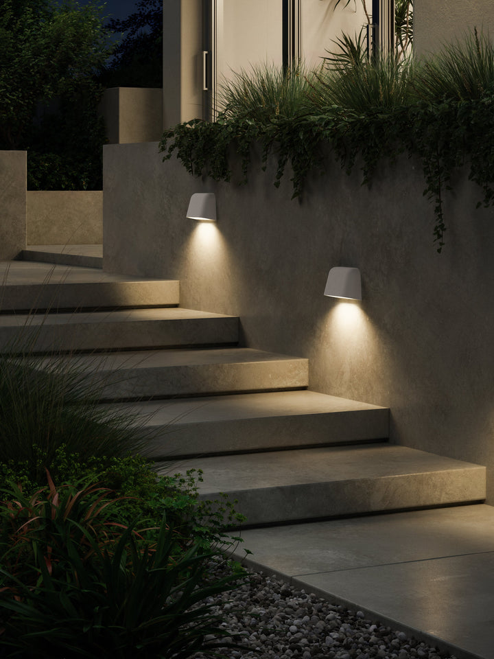 Astro 1317033 Mast Outdoor Twin Wall Light White Concrete