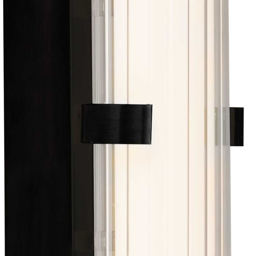 Searchlight 63126-1BK Clamp LED Black Wall Light