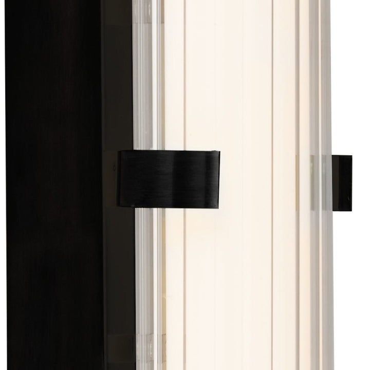 Searchlight 63126-1BK Clamp LED Black Wall Light