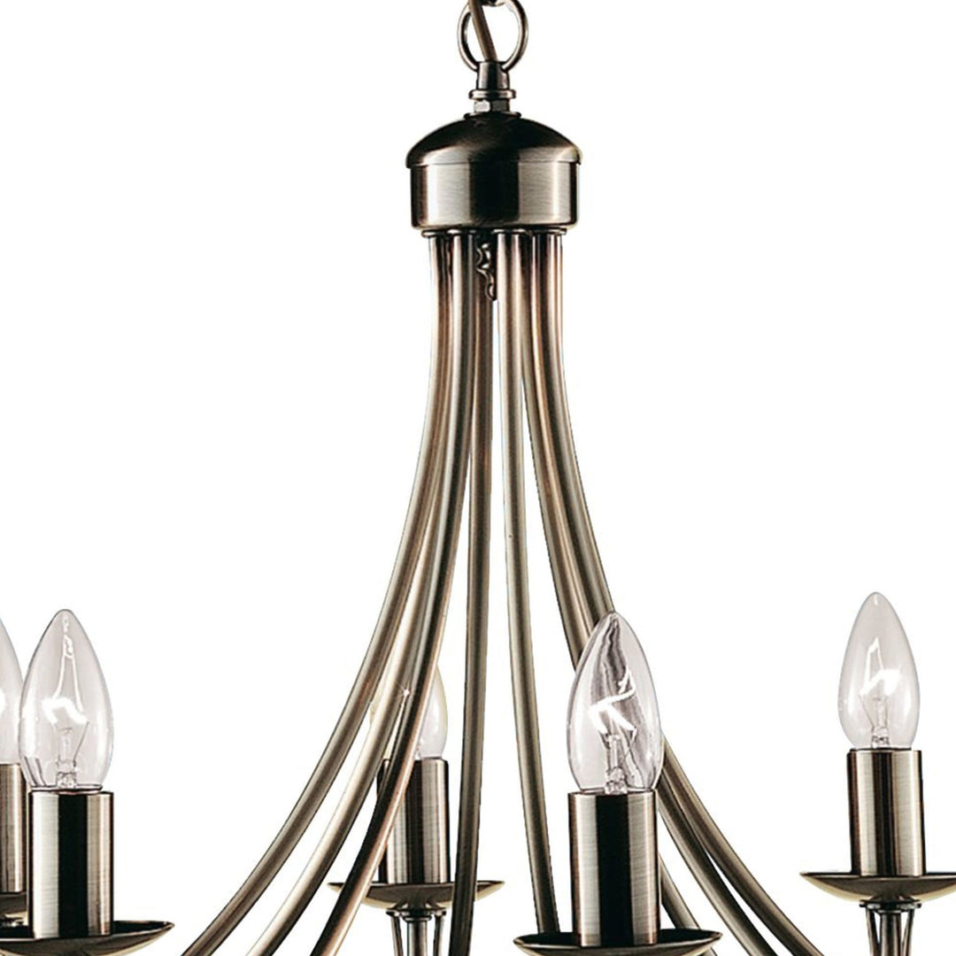 Searchlight 6348-8AB Maypole 8 Light Antique Brass Fitting