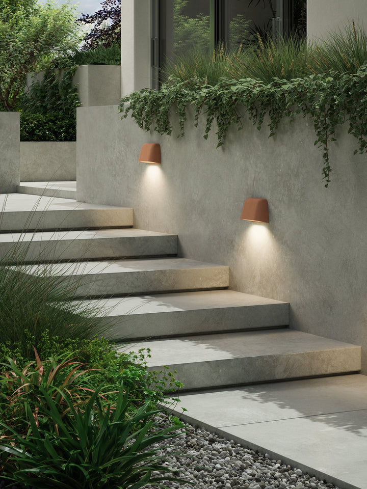 Astro 1317032 Mast Outdoor Twin Wall Light Terracotta Concrete