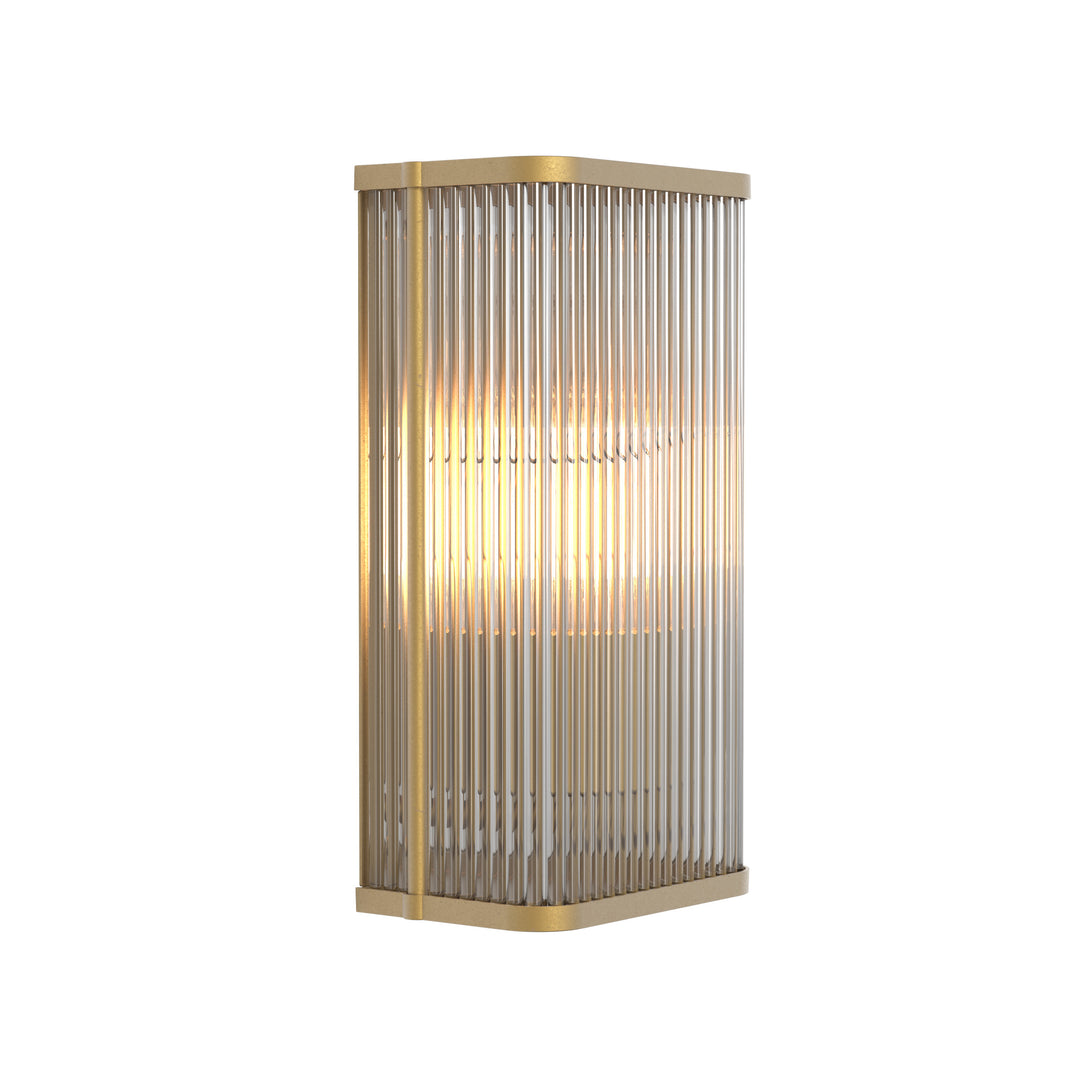 Astro 1427010 Avignon Square 300 Wall Light Antique Brass (P)