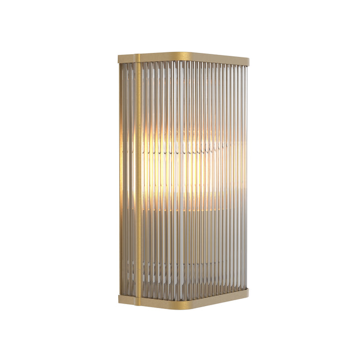 Astro 1427010 Avignon Square 300 Wall Light Antique Brass (P)