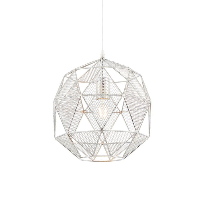 Endon 72817 Armour Pendant Chrome Effect (S)