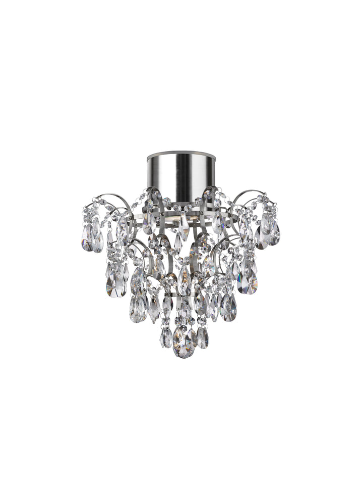 Searchlight 7901-1CC-LED Belle Bathroom IP44 Chandelier K5 Crystals