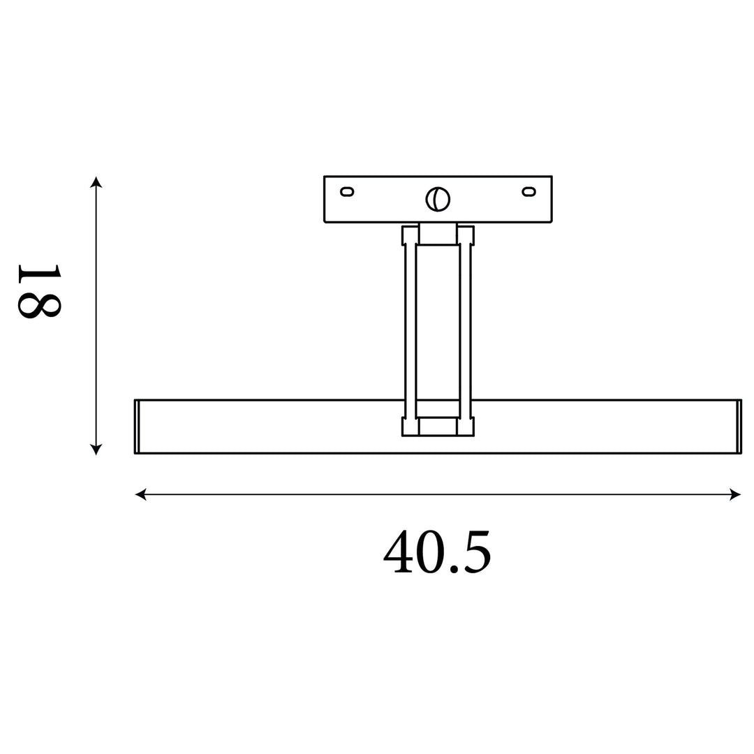 Searchlight 79825-40BK Rhodes LED Picture Light Black Metal