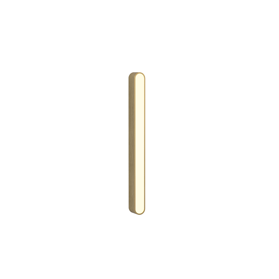Astro 1440018 Atticus 600 3000K LED Bathroom Wall Light Matt Brushed Brass