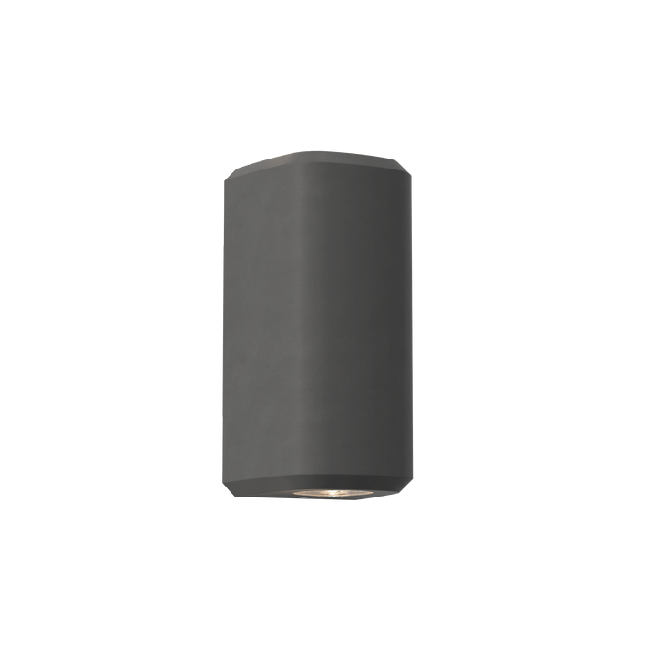 Astro 1513016 Brixham Outdoor Twin Wall Light Charcoal Concrete
