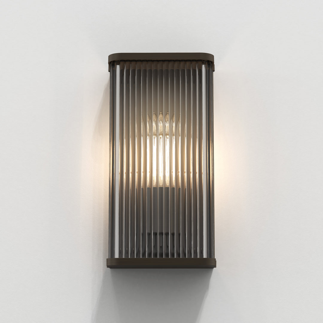 Astro 1427009 Avignon Square 300 Wall Light Bronze (P)