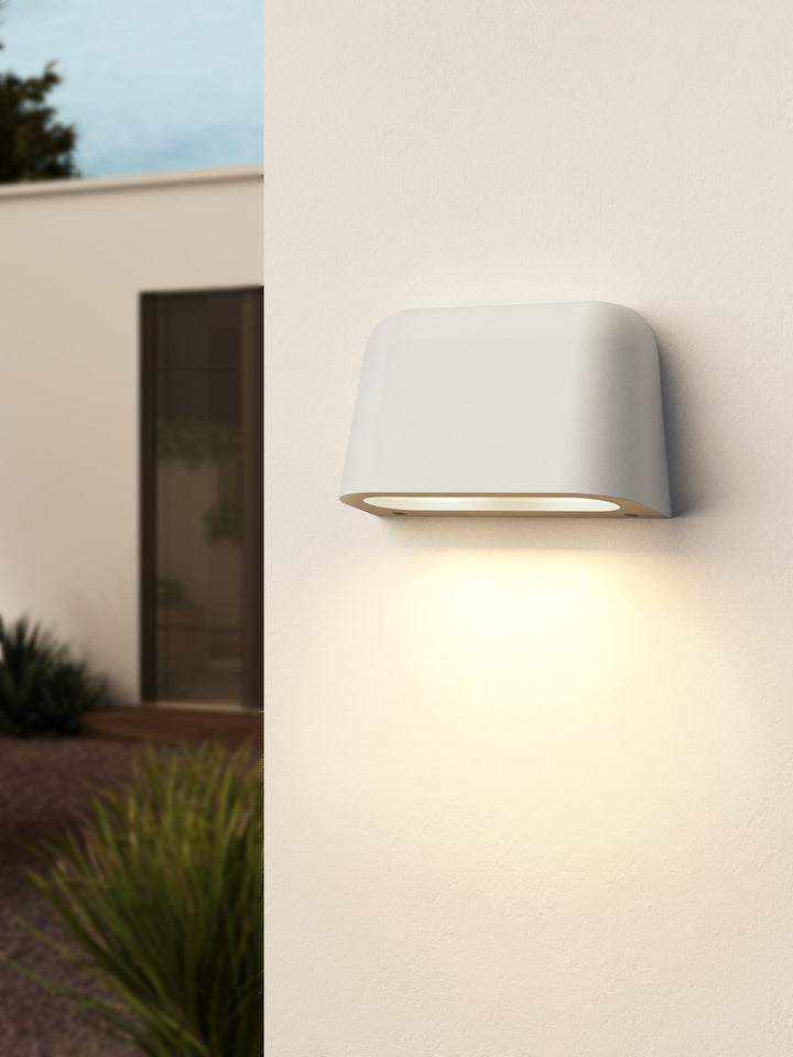 Astro 1317033 Mast Outdoor Twin Wall Light White Concrete