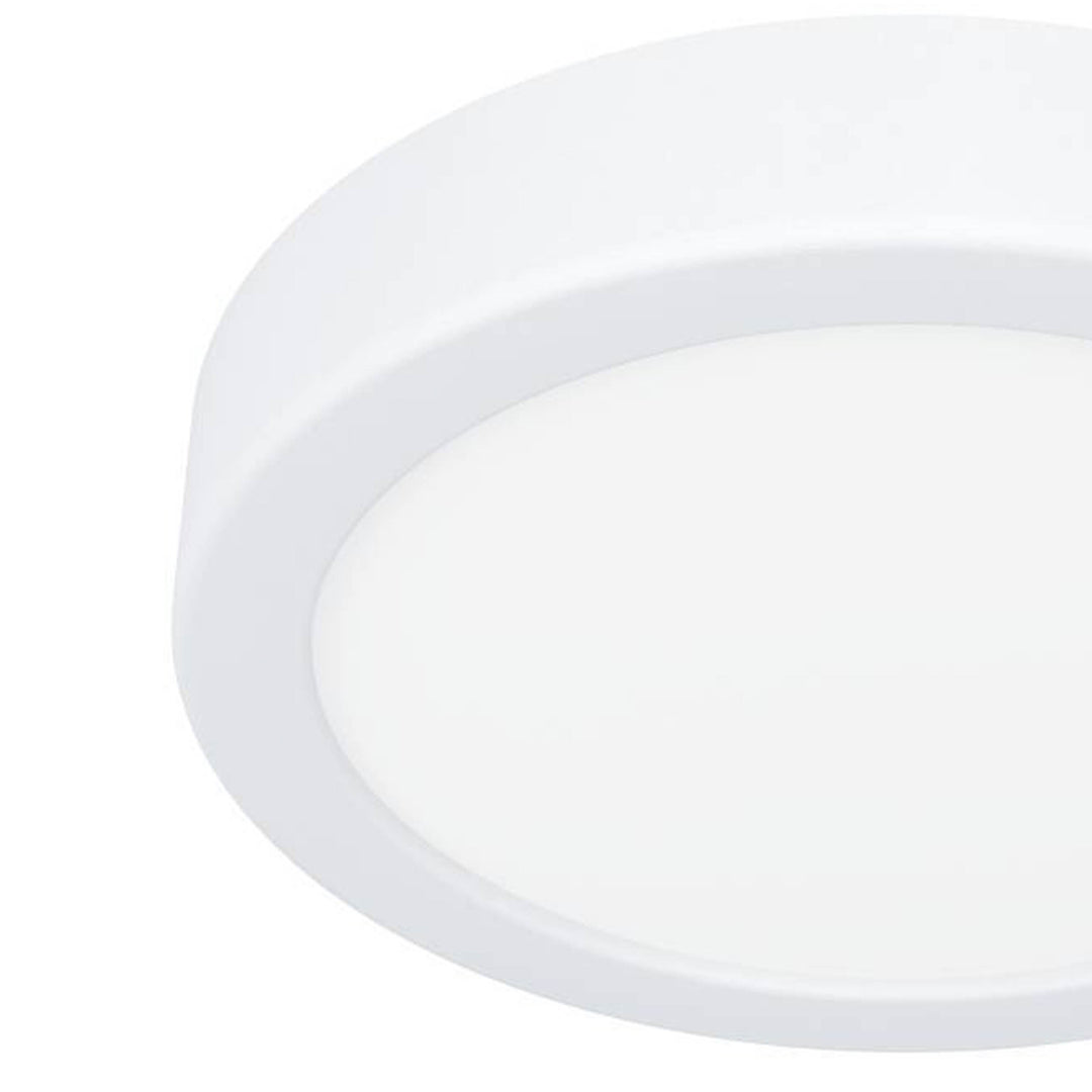 Eglo 901332 Fueva 6 IP44 LED CCT Plastic Ceiling Light (D) 16.6cm White