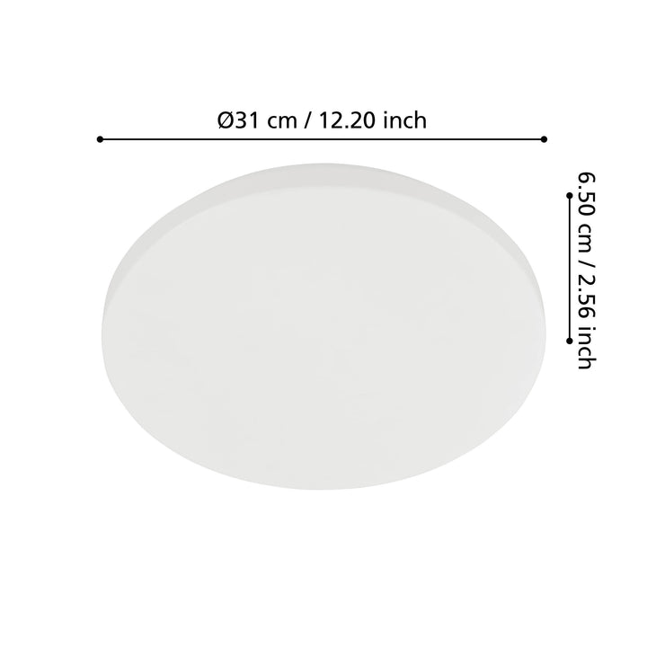 Eglo 901525 Approdo Steel & Plastic LED Ceiling Light White