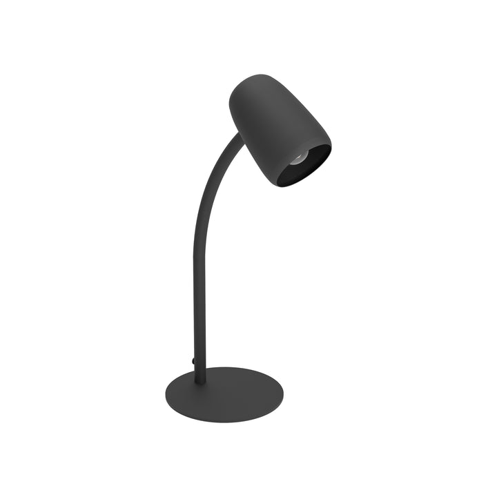 Eglo 901828 Carlo Modern Steel Flexible Desk Lamp Black