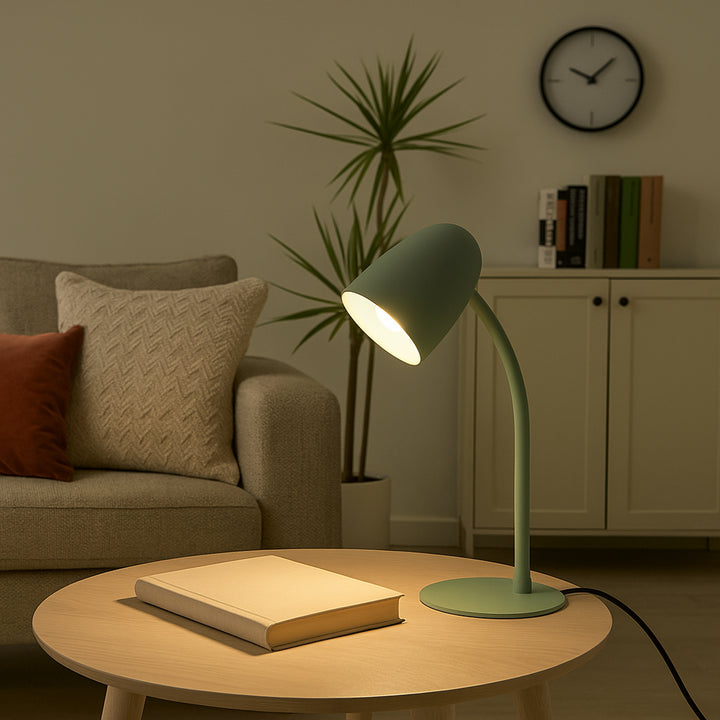 Eglo 901831 Carlo Modern Steel Flexible Desk Lamp Green