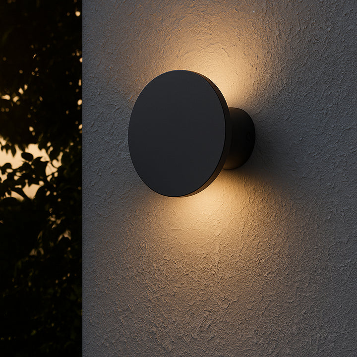 Eglo 901839 Rigosa Modern LED Black Steel Outdoor Wall Light