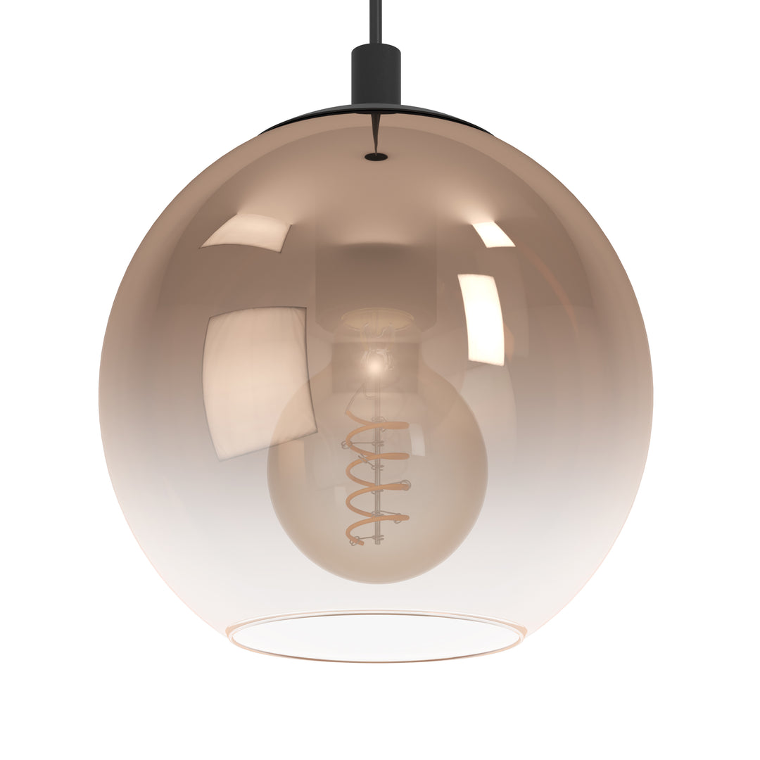 Eglo 901925 Ariscani 1 Copper Ombre Effect Glass 3 Light Pendant