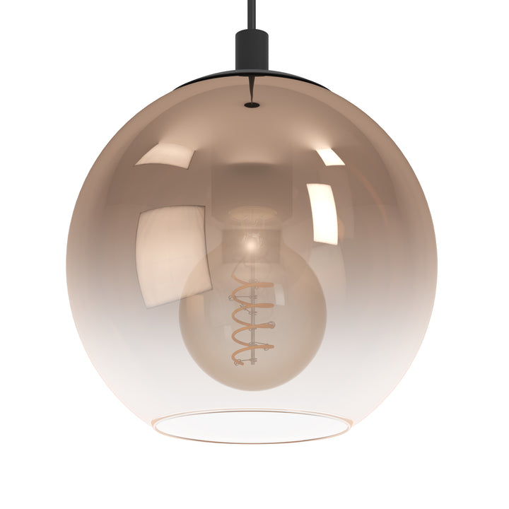 Eglo 901925 Ariscani 1 Copper Ombre Effect Glass 3 Light Pendant