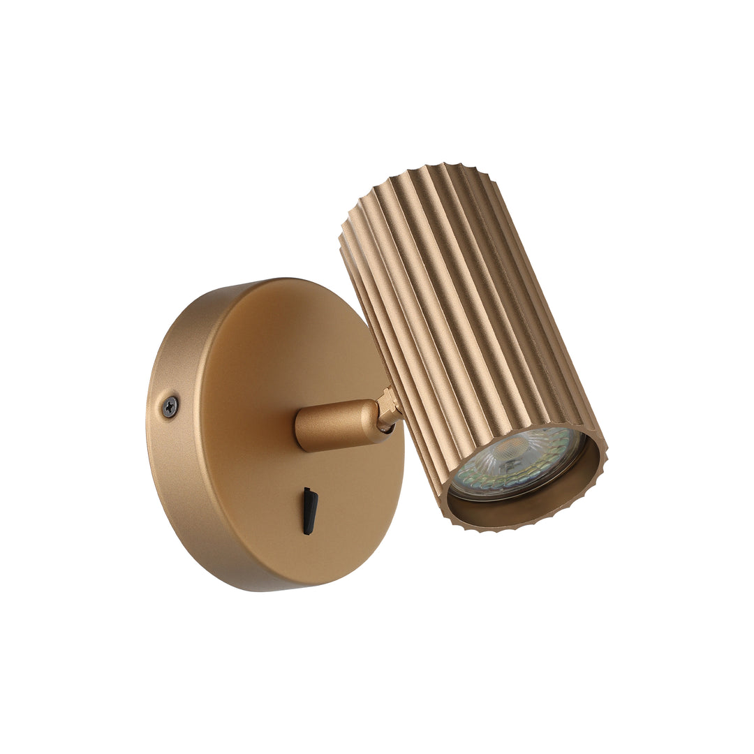 Eglo 902033 Portillo Aluminium & Steel Modern Wall Spotlight Matte Brass