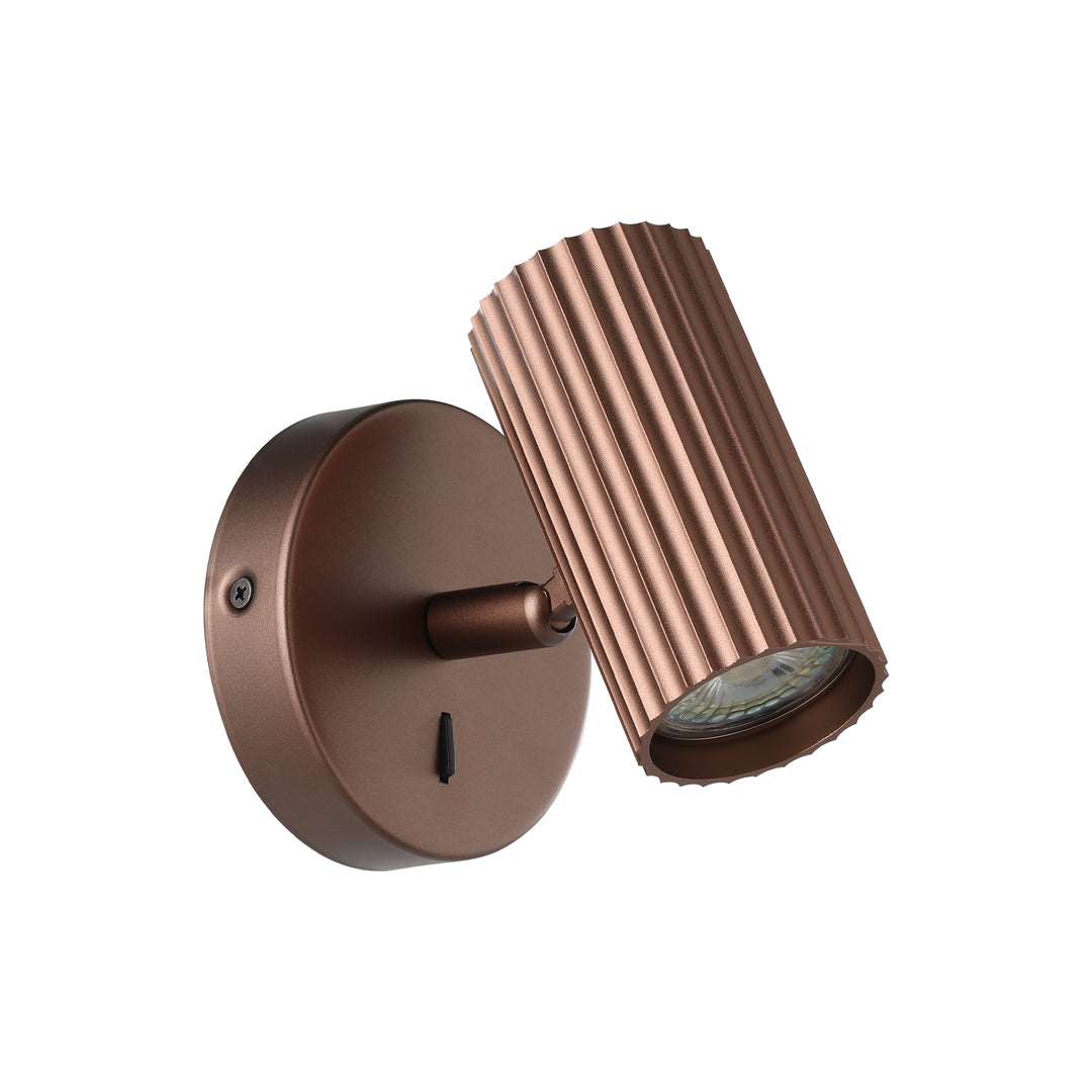 Eglo 902035 Portillo Aluminium & Steel Modern Wall Spotlight Bronze