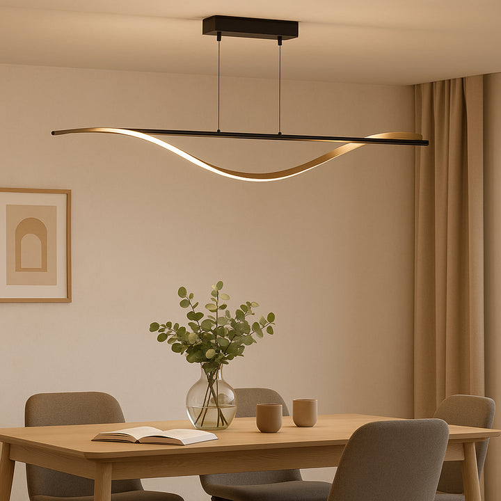 Eglo 902134 Conaprato Black & Brushed Brass Modern Ceiling Light