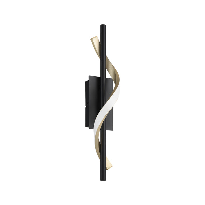 Eglo 902136 Conaprato Black & Brushed Brass Modern Wall Light