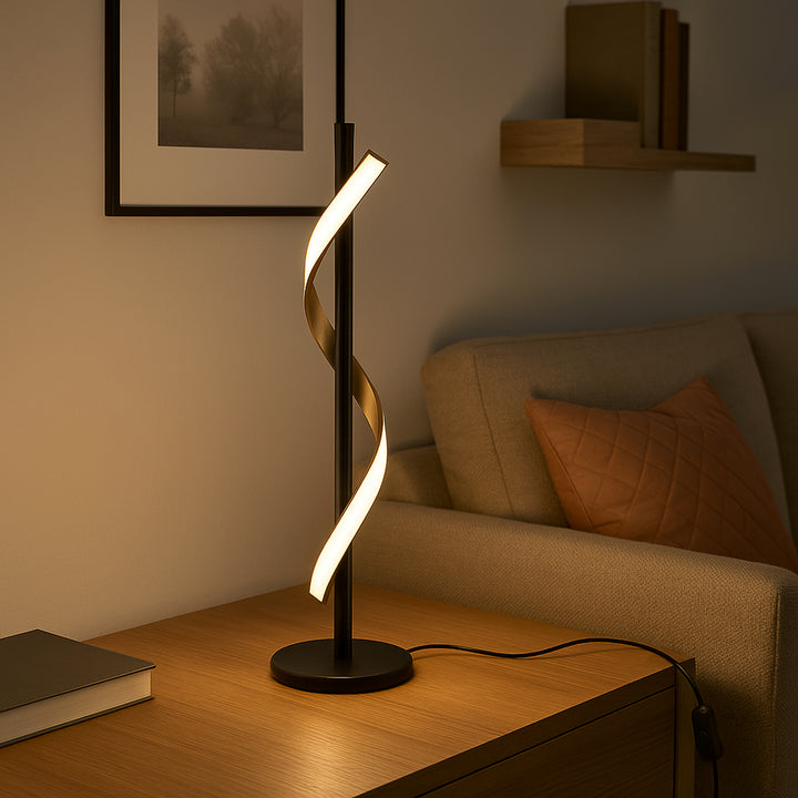 Eglo 902137 Conaprato Black & Brushed Brass Modern Table Lamp