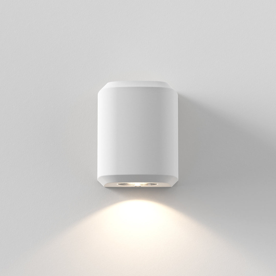 Astro 1513006 Brixham Outdoor Single Wall Light White Concrete