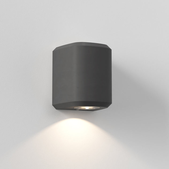 Astro 1513010 Brixham Outdoor Single Wall Light Charcoal Concrete