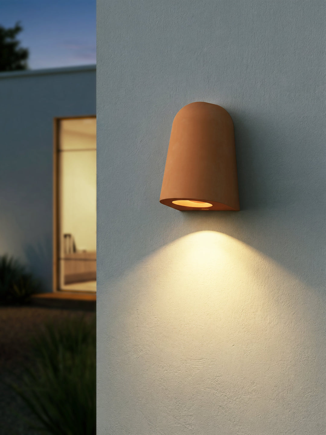 Astro 1317029 Mast Outdoor Wall Light Terracotta Concrete