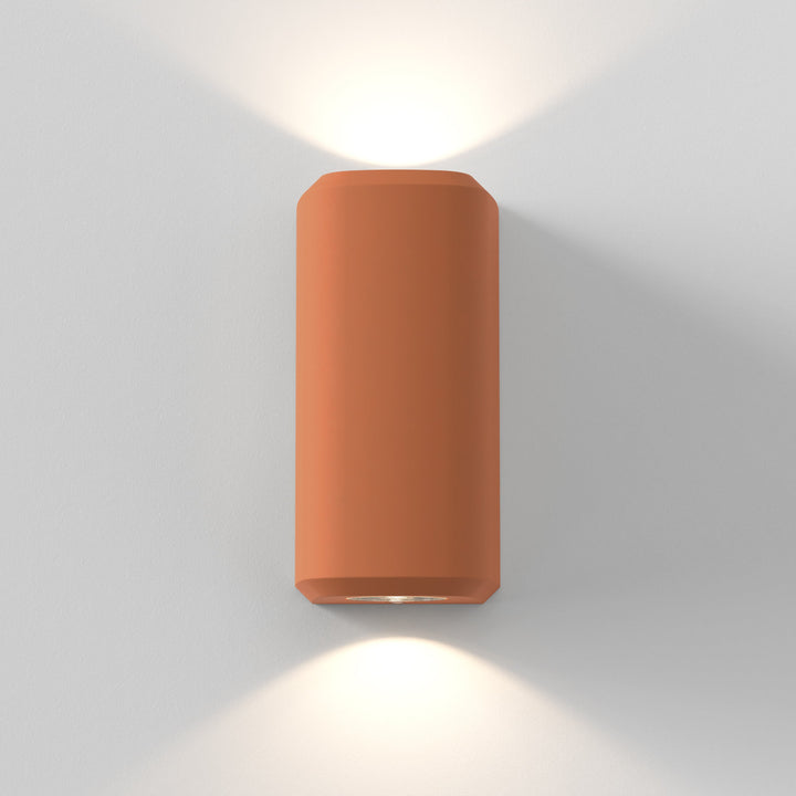 Astro 1513014 Brixham Outdoor Twin Wall Light Terracotta Concrete