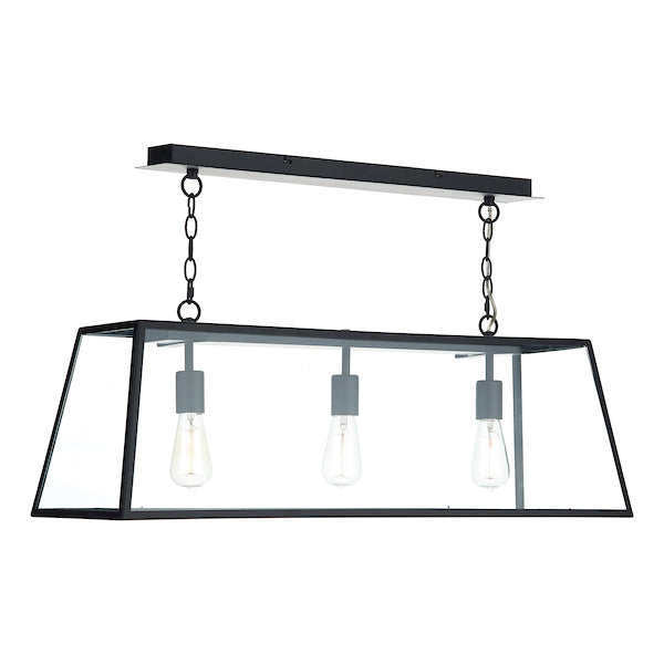 Dar ACA0322 Academy Light Pendant Black