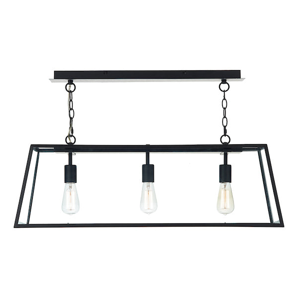 Dar ACA0322 Academy Light Pendant Black