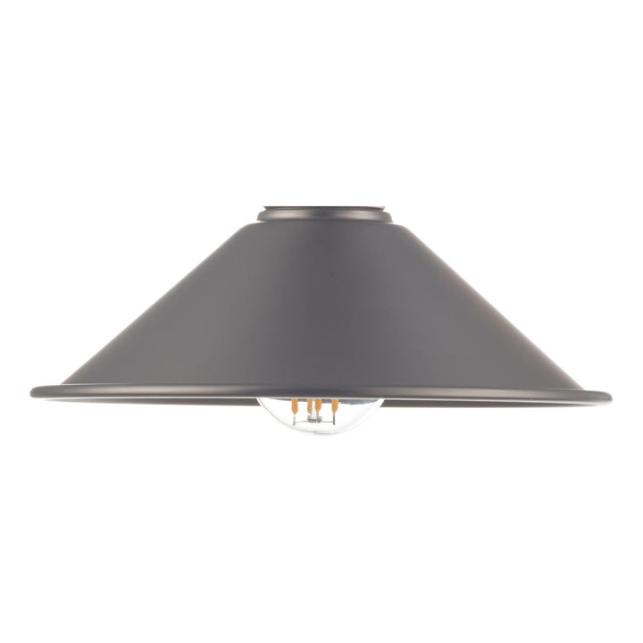 Dar ACC862 Easy Fit Pewter Metal Shade 18cm