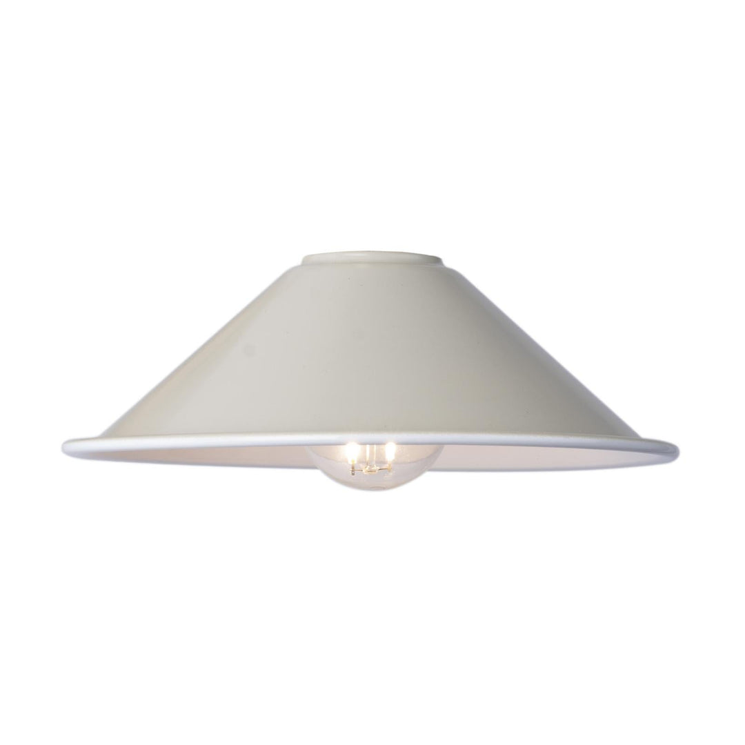 Dar ACC866 Easy Fit Metal Shade Matt Cashmere/Taupe 18cm