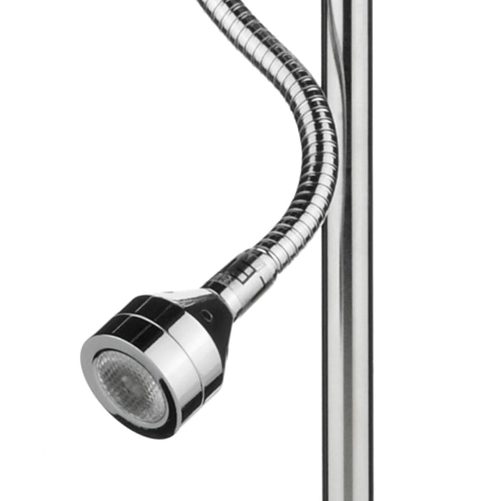 Dar AMA4050-S1021 Amalfi Table Lamp Polished Chrome With Shade LED