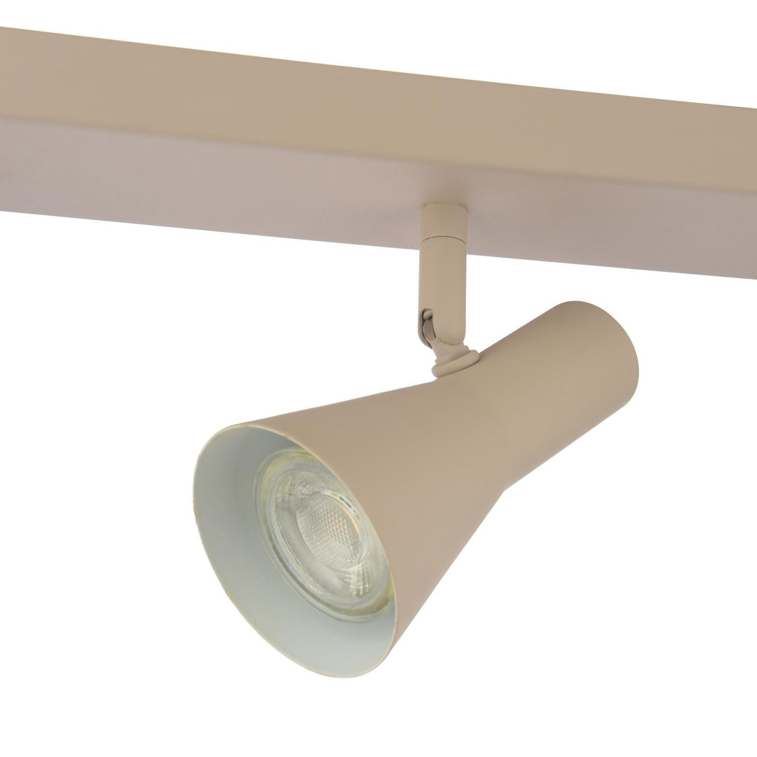 Dar ARN8429 Arnel 4 Light Bar Spotlight Satin Taupe
