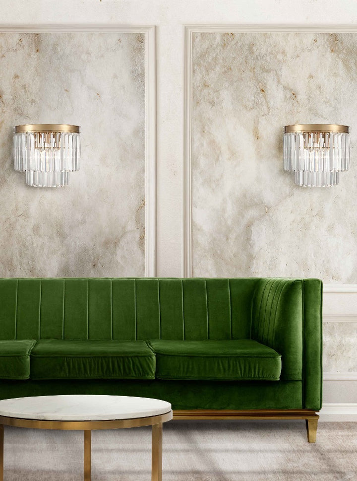 Franklite FL2465-3 Perdita 3 Light Crystal Wall Light